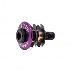 "REVERSE COMPONENTS" Barspin ahead cap for freestyle purple