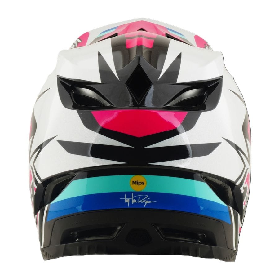 Troy Lee Designs D4 Polyacrylite MIPS Helmet, Roamer, magenta 2026 colection - Afbeelding 4