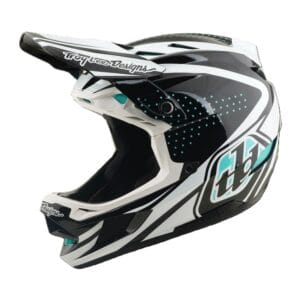 Troy Lee Designs D4 Polyacrylite MIPS Helmet, The Line, charcoal/white 2026 colection