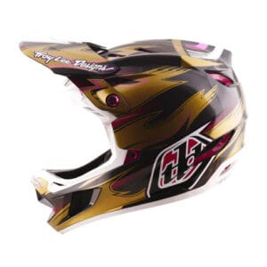 TROY LEE D4 Carbon Helmet W/MIPS Cyclops Gold Limited Edition