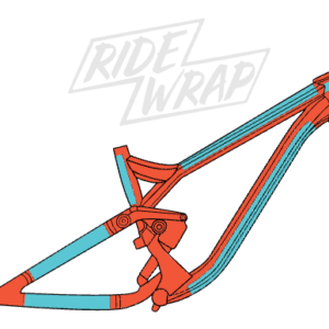 "RideWrap" MTB Frame Covered Protection Kit